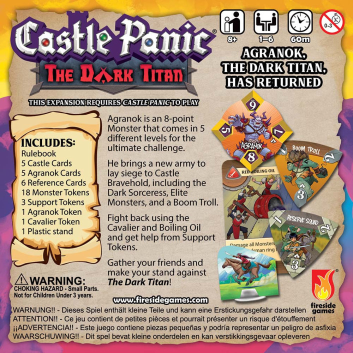 Castle Panic Second Edition : The Dark Titan Expansion